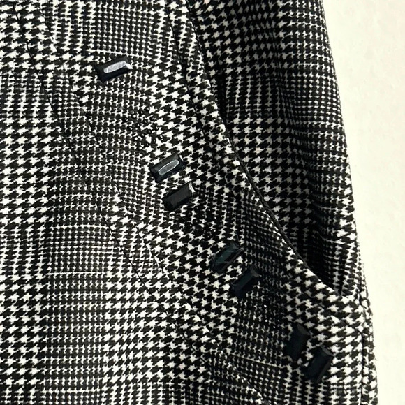 Women's XL‎ Houndstooth Stretch Leggings Fleece Lined Pull On Preppy Acadamia - Picture 4 of 14